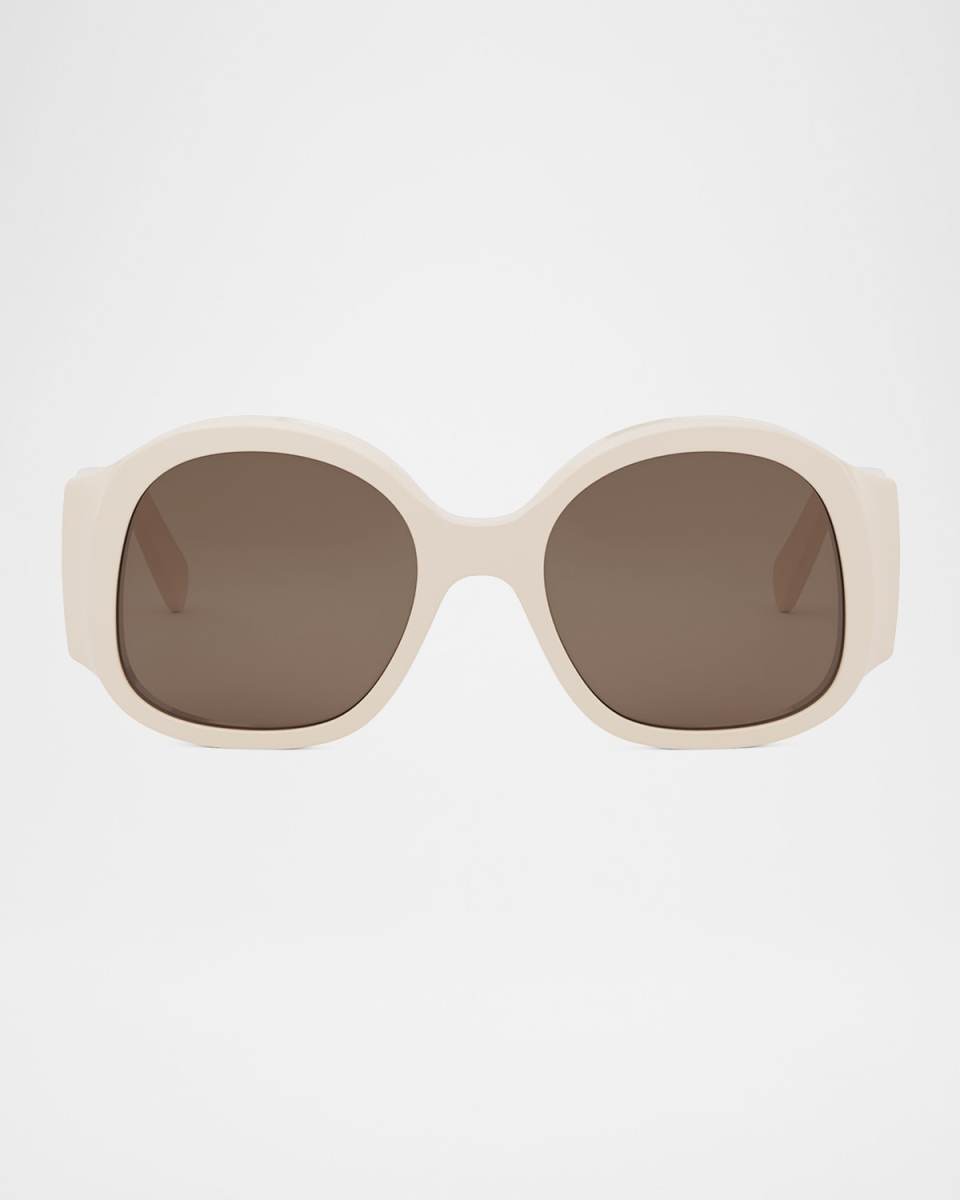 Maxi Triomphe Round Sunglasses